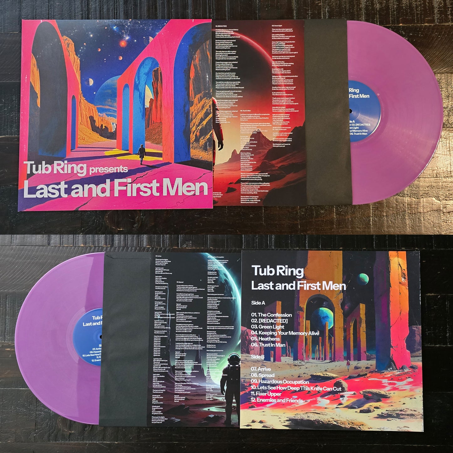 Tub Ring Last and First Men Deluxe Colored Vinyl